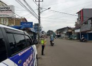 Polres Pagaralam Intensifkan Pengaturan Sore di Simpang Telaga Biru dan Simpang Jam Gadang