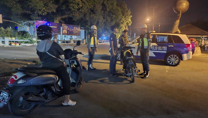 Denpom Lanal Bintan Tertibkan Penggunaan Knalpot Brong, Wujudkan Ketertiban dan Kenyamanan Lingkungan