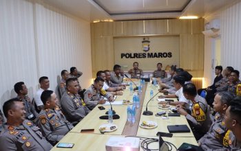 Jelang May Day, Polres Maros Siapkan Skema Pengamanan Kawal Hari Buruh