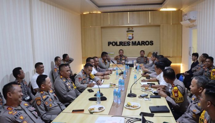 Jelang May Day, Polres Maros Siapkan Skema Pengamanan Kawal Hari Buruh