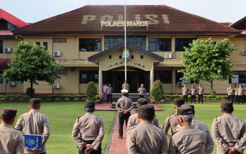 Polres Maros Kerahkan Ratusan Personel Kawal Aksi May Day