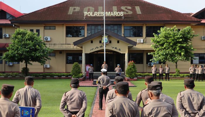 Polres Maros Kerahkan Ratusan Personel Kawal Aksi May Day
