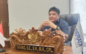 Advokat Dr. (C) Andi Tatang Supriyadi, S.E., S.H., M.H., CPL., CPM (Foto: Yudi Bahtiar/starindonews.com)