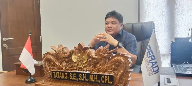 Advokat Dr. (C) Andi Tatang Supriyadi, S.E., S.H., M.H., CPL., CPM (Foto: Yudi Bahtiar/starindonews.com)