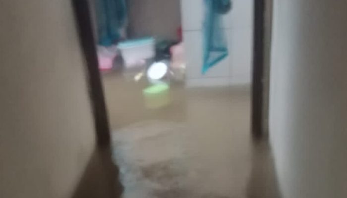 Puluhan Rumah Jl Kincir Air Desa Bojong Baru Terendam Banjir Sepaha Orang Dewasa, Aparat Hanya Janji
