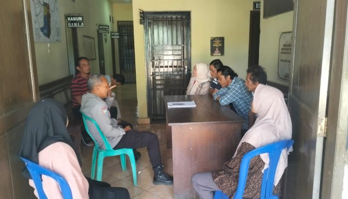 Bhabinkamtibmas Candi Jaya Sampaikan Himbau Kamtibmas 