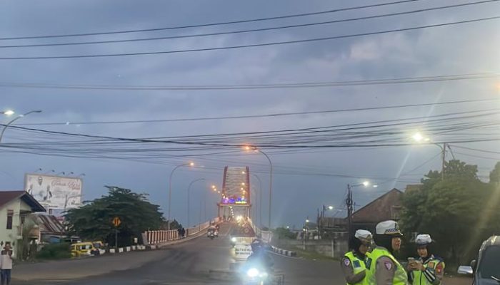 Polda Sumsel Pastikan Kelancaran Lalu Lintas Saat Uji Coba CFD Sudirman–Jakabaring