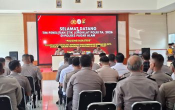 STIK Lemdiklat Polri Teliti “Policing Disasters” di Polres Pagar Alam, Dorong Pemanfaatan Big Data untuk Penanganan Bencana