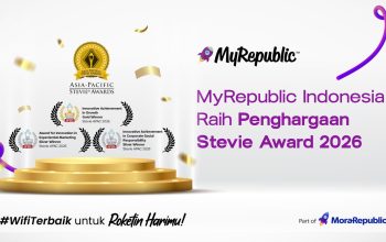 MyRepublic Indonesia Raih Tiga Penghargaan di Stevie Awards Asia-Pacific 2026, Perkuat Komitmen Inovasi dan Kualitas Layanan